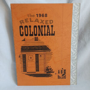 Vintage 1968 Relaxed Colonial Home Floor Plan Pamphlet